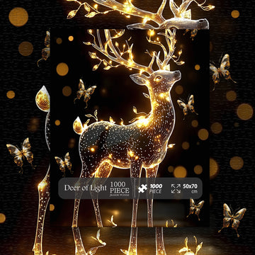 Deer of Light Jigsaw Puzzle 1000 Pieces